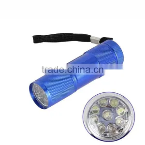 3AAA Battery Mini 9 LED Led Flashlight Cheap Flashlight thumbnail-1