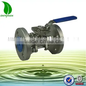 3PC Stainless Steel Flanged Ball Valve thumbnail-1