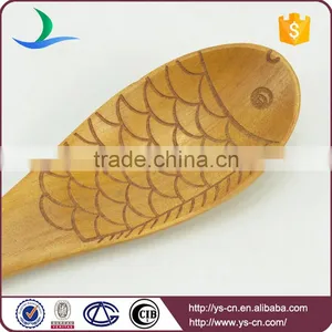 Fish Shape Personalized Japanese Wooden Baby Rice Spoon thumbnail-4