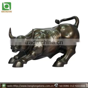 Brass Cow Statue Sculpture thumbnail-1