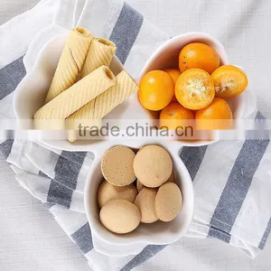 High Quality 20.5*5cm White Apple Shaped Ceramic Dishes thumbnail-3