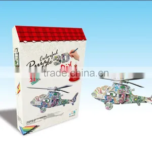 Newly-developed 3D Painting Paper Puzzle for Kids LT8881E thumbnail-1