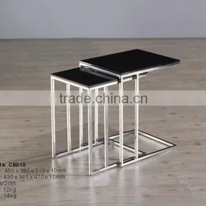 CN8010 Wooden Corner Sofa Center Table Design thumbnail-2