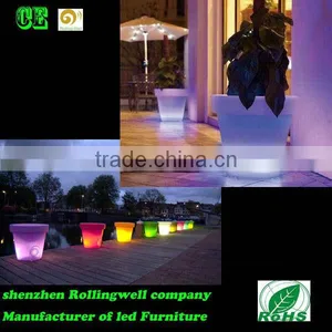 Modern Cube Led Plant Pot/Vase Pot/Garden Pot thumbnail-1