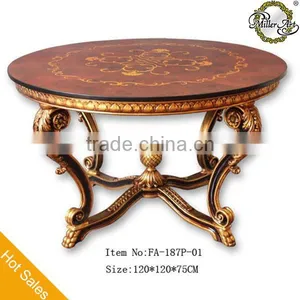 China Factory Hot Sales Round Foyer Table for Living Room Decor thumbnail-1