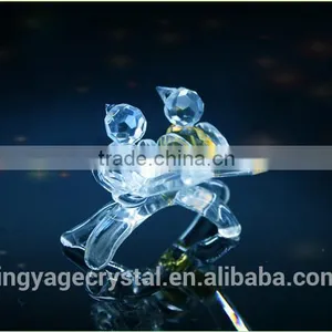 Wholesale Double Crystal Birds With a Trunk as Customized Crystal Gifts/crystal Wedding Table Gift for Guests thumbnail-4