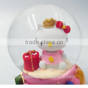 Custom Polyresin Happy Birthday Snow Globe for Sale thumbnail-2