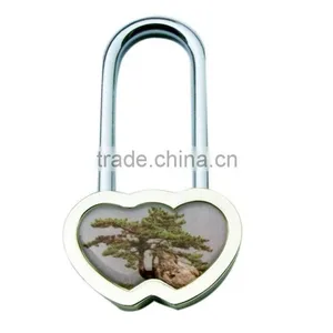 Heart Shape Zinc Alloy Padlock thumbnail-1