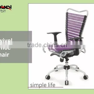Office Furniture Swivel Chair, Good Quality Executive Purple Office Chair thumbnail-1