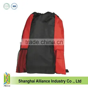210D Mesh Drawstring Backpack With Rope Straps thumbnail-2
