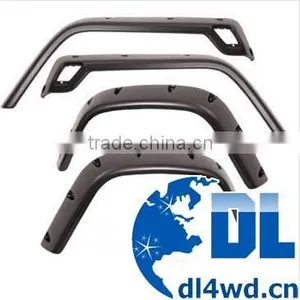 Wheel Arch Flares 4WD Jeep Wrangler TJ Accessories Fender Flare Plastic Wheel Trims thumbnail-1