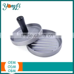 2016 Kitchen Tool Meat Aluminum Mini Hamburger Patty Mold Maker Burger Press thumbnail-3