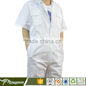 100% Cotton Short Sleeve Lightweight Summer Coveralls For Men thumbnail-6