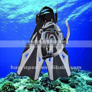 OEM Newest Diving Set Wholesale Snorkel Set Plus Adjustable Flipper for Sale thumbnail-1