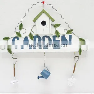 New Design Garden Sign Saying Birdhouse Shape Garden Decoration thumbnail-1