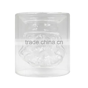 UCHOME Unique Design Double Wall Wine Glass Cup thumbnail-2