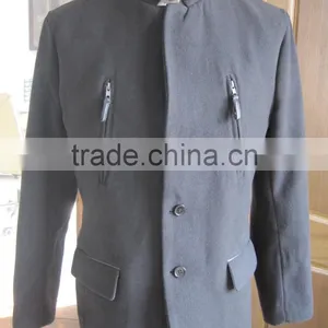 Men Coat /blazer With 2 Front Zipper Pockets and Special Collar thumbnail-1