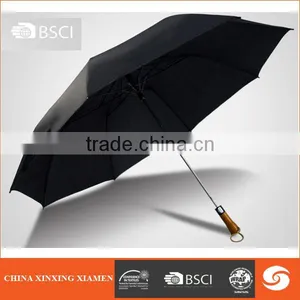 Promotional High Quality Large Size 2 Fold Auto Open Umbrella for Rain thumbnail-1
