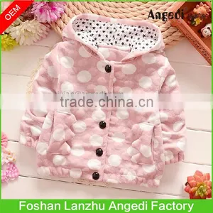 2017 Girls Boutique Winter Overcoat Fur Coat Baby Girls Supper Warm Winter Fleece Coat thumbnail-1