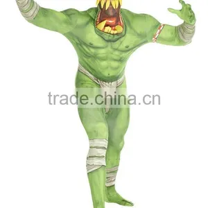 Orc Jaw Dropper Green Morphsuit Costume thumbnail-1