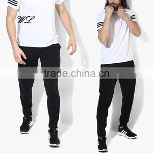Men OEM Sweat Pants Fashion Designs Knit Fabric Jogger Pants thumbnail-1