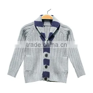 Baby Sweater Design Knitted Sweater Cotton Sweater Boys Cardigan thumbnail-1