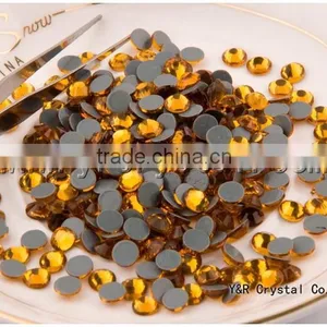 Topaz Flat Back Stones Rhinestone Hotfix thumbnail-1