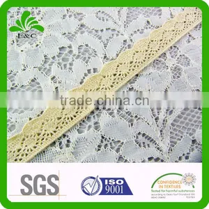 Custom Dyeable Cotton Crochet Lace Trimming thumbnail-1