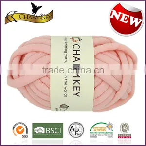 Charmkey Fancy Knitting Yarn 100 Polyester Yarn Thick Yarn Core Spun Yarn thumbnail-1