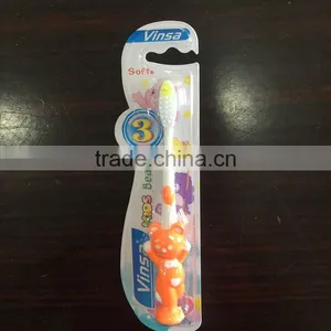 Cute Design Bear Shape Kids Toothbrush thumbnail-1