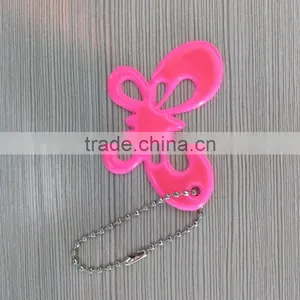 China New Design Promotion Soft Reflective PVC Key Chain thumbnail-1