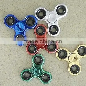 Hot Selling Yiwu Factory Wholesale Plating Electroplating Hand Finger Toy Fidget Spinner thumbnail-1
