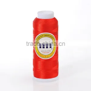 Cheap 100% Polyester Red Embroidery Thread thumbnail-1