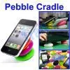 Smart Pebble Stand Holder - Colorful Universal Silicone Cradle thumbnail-1