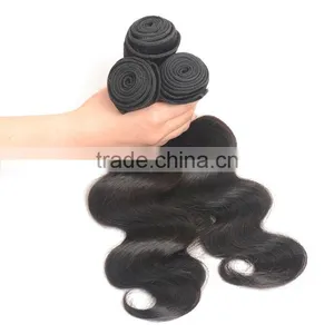 Large Stock Natural Color Body Wave Wholesale Virgin Temple Raw Indian Hair thumbnail-5