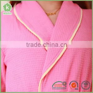 2016 New Design Fashionable 100% Hotel Waffle Bathrobe thumbnail-2