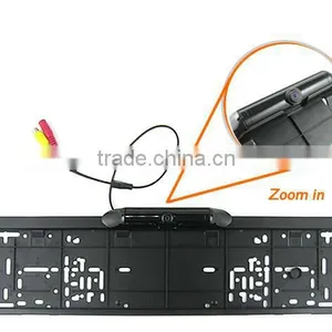 Waterproof Night Vision European Number Plate Car Rear View Camera thumbnail-4
