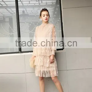 Fashion Pregnant Women Sex Images Lace Ruffle Maternity Photography Dress thumbnail-5