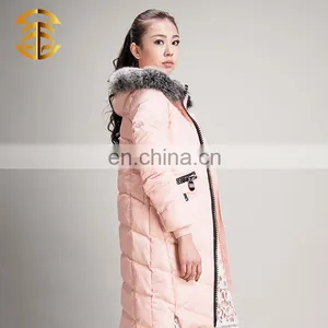 Latest Genuine Outdoor Women Winter Light Down Jacket With Fox Collar thumbnail-3
