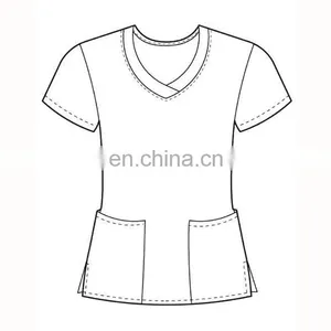 2017 Top China Supplier Short Sleeve Medical Scrub Uniform thumbnail-3
