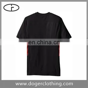 Cotton Short Sleeve O-neck T-shirt Printed With Blank Color thumbnail-1
