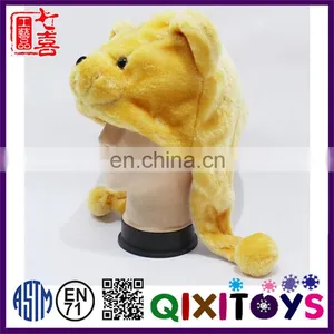 Hot Sell Good Quality Promotional Item Interesting Plush Animal Shaped Hat Factory in China thumbnail-1