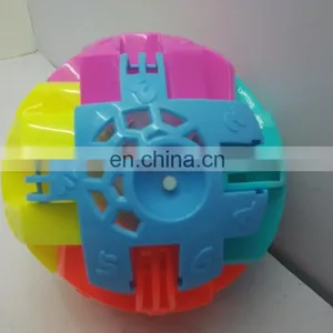 7PCS Block Juggling Assembled 12.5CM Flashing Light Glow Music Jumping Ball Promotion Toys EN71 thumbnail-5