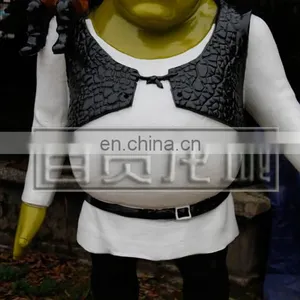 Customized Fiberglass Shrek Statue for Sale thumbnail-6