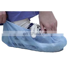Handmade PP Nonwoven Shoe Cover With Double Elastics thumbnail-1