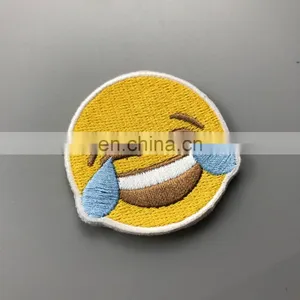 Cheap Price Cute Items Woven Emoji Patches thumbnail-2