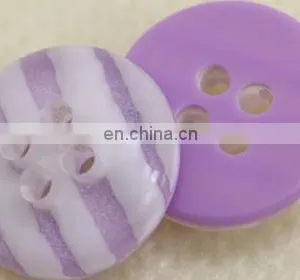 Factory Custom Service Plastic Buttons 4 Holes Full Shiny Luster Shirt Resin Button Sewing Accessories thumbnail-4