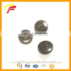 ODM Zinc Alloy Metal Custom Snap Button With Emboss Logo thumbnail-4