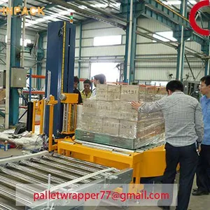 Best-selling Turntable Box Pallet Stretch Wrap Equipment With Superior Performance thumbnail-4