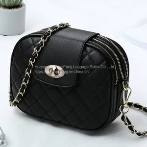 Europe and the United States High-end Leather Shoulder Diagonal Cross-chain Women's Bag thumbnail-1